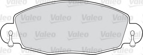 598547 Valeo Комплект тормозных колодок, дисковый тормоз