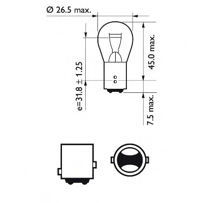 Купить 12499llecob2 PHILIPS Лампа накаливания, фонарь указателя поворота; Лампа накаливания, фонарь сигнала тормож./ задний габ. огонь; Лампа накаливания, фо в интернет-магазине Ravta – самая низкая цена