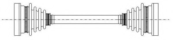 17-0213 Metelli Приводной вал