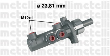 05-0280 Metelli Главный тормозной цилиндр