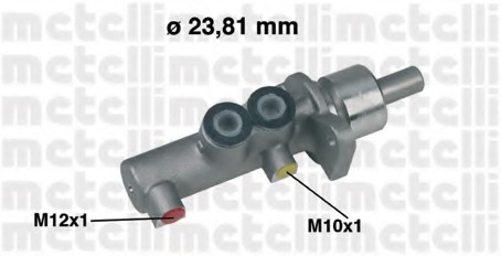 05-0378 METELLI Главный тормозной цилиндр