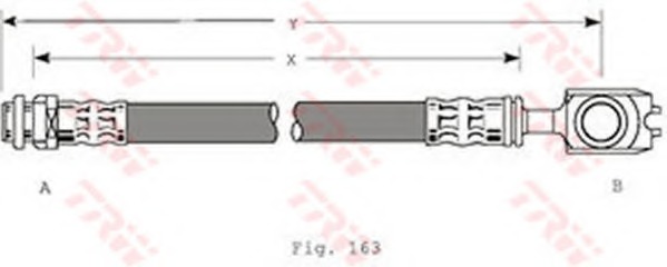 Купить PHD349 TRW Тормозной шланг в интернет-магазине Ravta – самая низкая цена