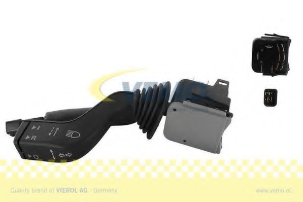 Купить V40-80-2428 VEMO Выключатель, головной свет; Мигающий указатель; Выключатель на колонке рулевого управления в интернет-магазине Ravta – самая низкая цена