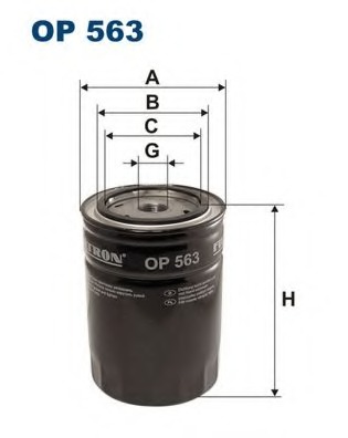 OP563 FILTRON Масляный фильтр