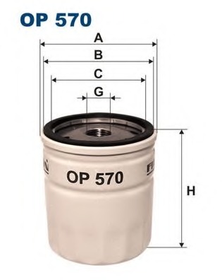 OP570 Filtron Масляный фильтр