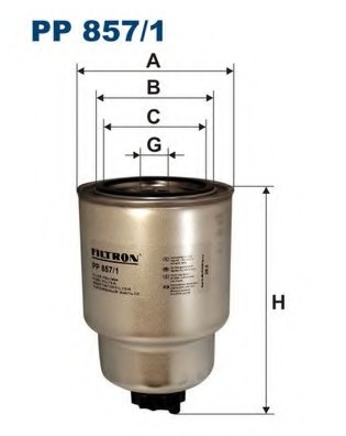 Купить PP857/1 Топливный фильтр в интернет-магазине Ravta – самая низкая цена