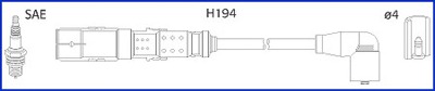134792 HUCO Комплект проводов зажигания