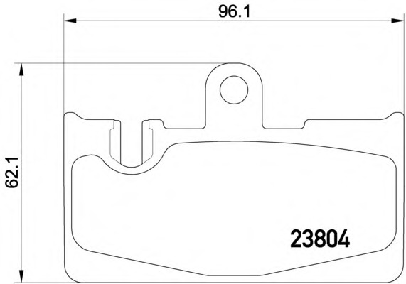 p83059 BREMBO Комплект тормозных колодок, дисковый тормоз