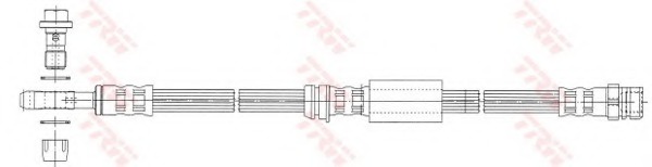 PHD1014 TRW Тормозной шланг