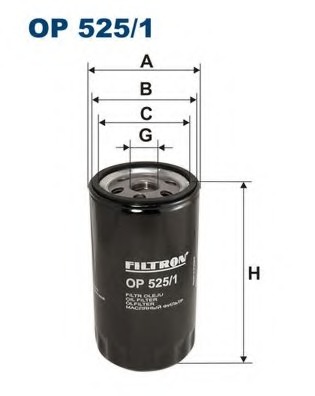 OP525/1 Filtron Масляный фильтр