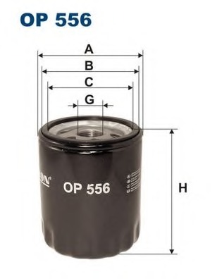 OP556 Filtron Масляный фильтр
