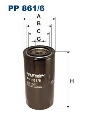 PP861/6 Filtron Топливный фильтр