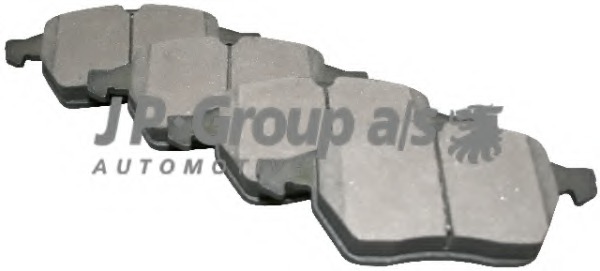 1263601010 JP Group Комплект тормозных колодок, дисковый тормоз