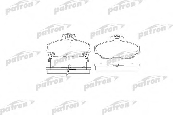 Купить pbp1291 PATRON Комплект тормозных колодок, дисковый тормоз в интернет-магазине Ravta – самая низкая цена