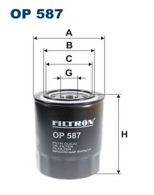 OP587 Filtron Масляный фильтр