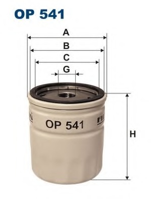 OP541 Filtron Масляный фильтр