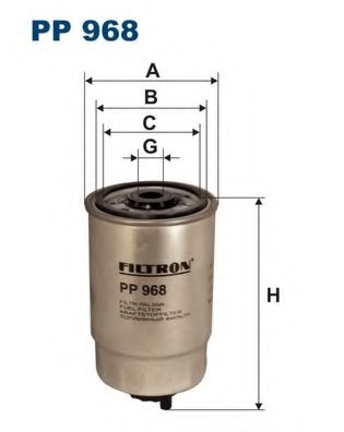 PP968 Filtron Топливный фильтр