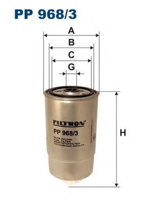 Купить pp968/3 FILTRON Топливный фильтр в интернет-магазине Ravta – самая низкая цена