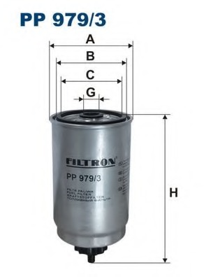 Купить pp979/3 FILTRON Топливный фильтр в интернет-магазине Ravta – самая низкая цена