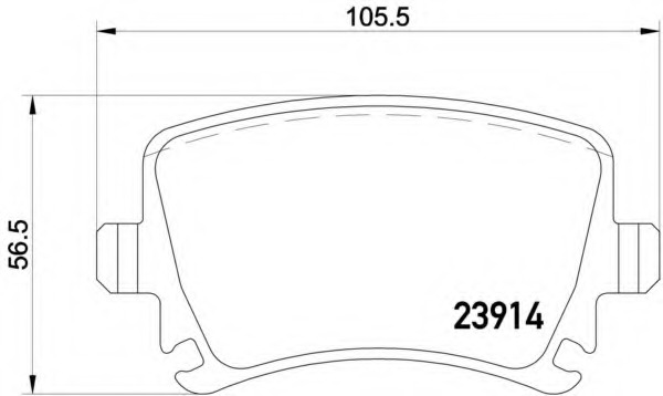 Купить 2391401 Textar Комплект тормозных колодок, дисковый тормоз в интернет-магазине Ravta – самая низкая цена