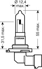 9005-01B OSRAM Лампа накаливания, фара дальнего света; Лампа накаливания, основная фара; Лампа накаливания, противотуманная фара; Лампа накаливания, основна