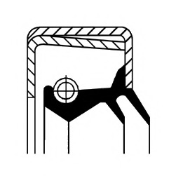 12015254b CORTECO Уплотняющее кольцо, ступенчатая коробка передач; Уплотняющее кольцо, дифференциал