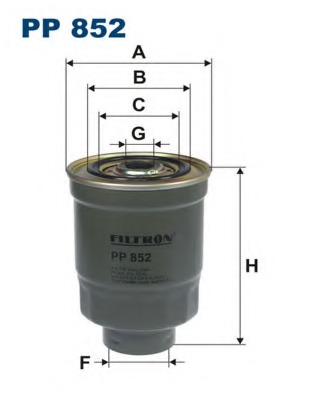 Купить PP852 Filtron Топливный фильтр в интернет-магазине Ravta – самая низкая цена