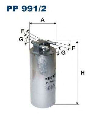 PP991/2 Filtron Топливный фильтр