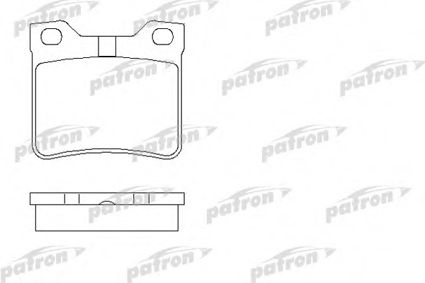 Купить pbp1415 PATRON Комплект тормозных колодок, дисковый тормоз в интернет-магазине Ravta – самая низкая цена