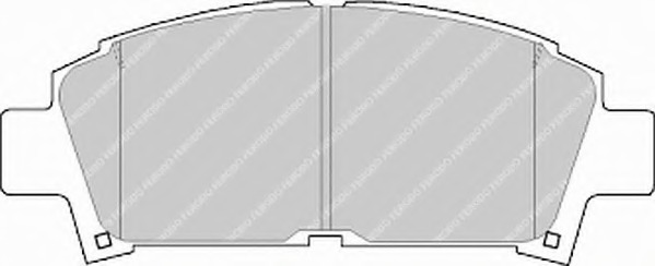 Купить fdb928 FERODO Комплект тормозных колодок, дисковый тормоз в интернет-магазине Ravta – самая низкая цена