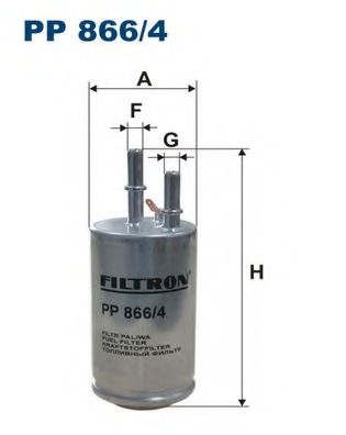 PP866/4 FILTRON Топливный фильтр