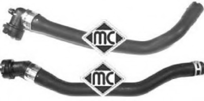 09223 Metalcaucho Шланг радиатора