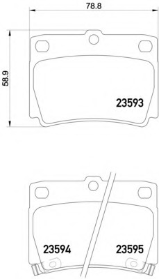 2359301 Textar Комплект тормозных колодок, дисковый тормоз