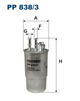PP838/3 Filtron Топливный фильтр
