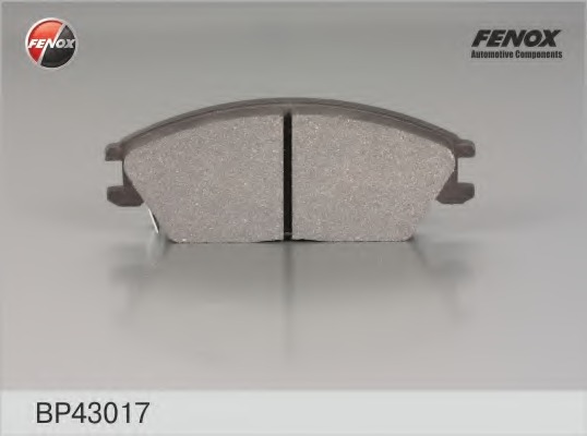 BP43017 FENOX Комплект тормозных колодок, дисковый тормоз