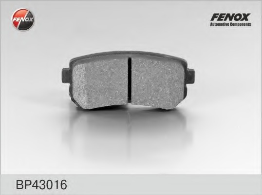 BP43016 FENOX Комплект тормозных колодок, дисковый тормоз