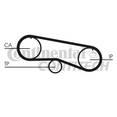 CT933 CONTITECH Ремень ГРМ