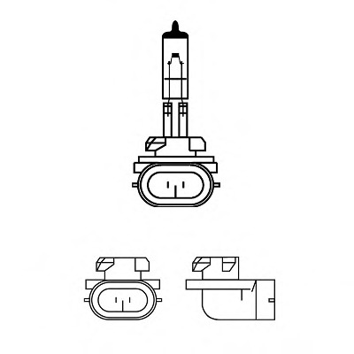 12060C1 Philips Лампа накаливания, противотуманная фара; Лампа накаливания; Лампа накаливания, противотуманная фара; Лампа накаливания, фара с авт. системой с