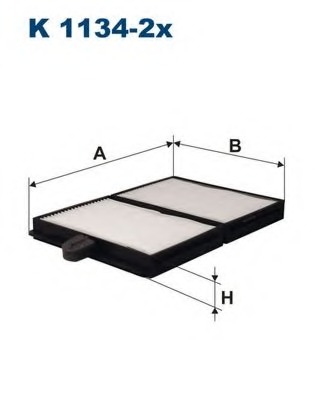 K1134-2X Filtron Фильтр, воздух во внутренном пространстве