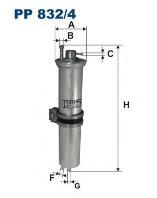 PP832/4 Filtron Топливный фильтр