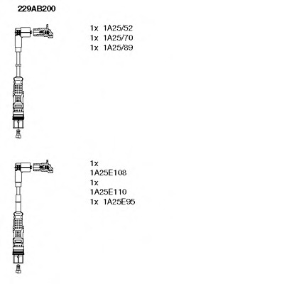 Купить 229AB200 BREMI Комплект проводов зажигания в интернет-магазине Ravta – самая низкая цена