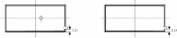 71-3626/4STD Glyco Шатунный подшипник