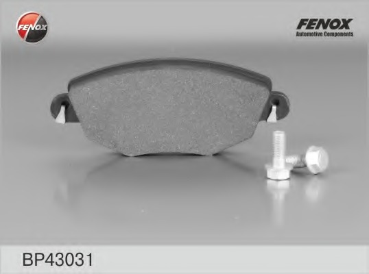 bp43031 FENOX Комплект тормозных колодок, дисковый тормоз
