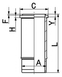 89497110 KOLBENSCHMIDT Гильза цилиндра