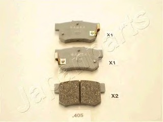 Купить PP-405AF Japanparts Комплект тормозных колодок, дисковый тормоз в интернет-магазине Ravta – самая низкая цена