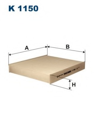 K1150 Фильтр, воздух во внутренном пространстве