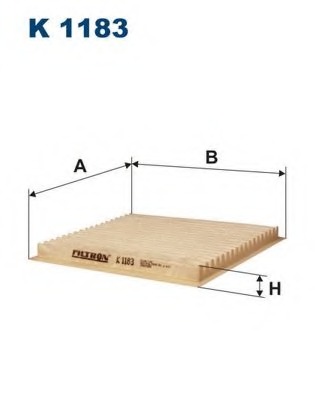 K1183 Фильтр, воздух во внутренном пространстве