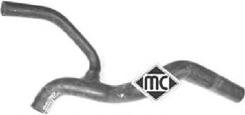 09116 Metalcaucho Шланг радиатора