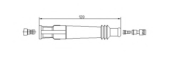 13226/5 BREMI Вилка, свеча зажигания