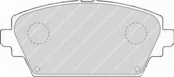 Купить FDB1580 Ferodo Комплект тормозных колодок, дисковый тормоз в интернет-магазине Ravta – самая низкая цена